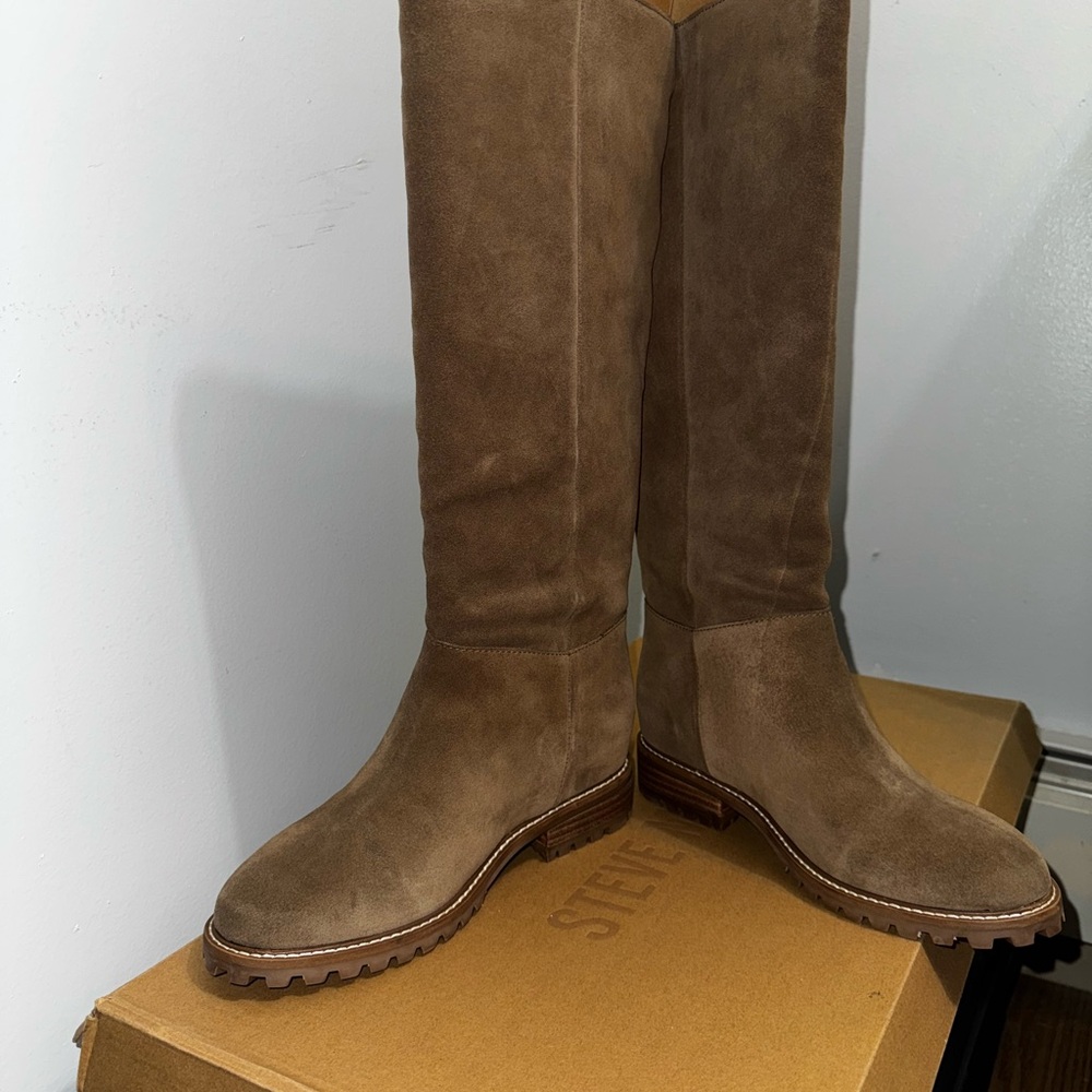 Steve Madden Women's Brown Over the Knee Boots
